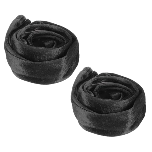 Housse de chaîne en tissu fermeture auto-agrippante amovible pour suspension noire