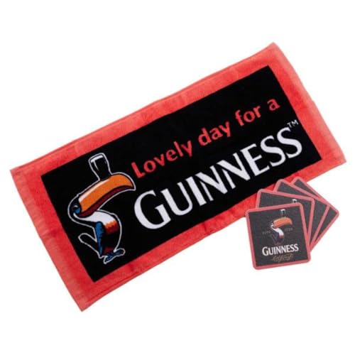 Guinness Serviette de bar Toucan et lot de 10 dessous de verre