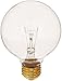 Bulbrite Incandescent G25 Medium Screw Base (E26) Light Bulb, 25 Watt, Clear