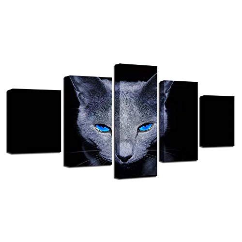 Impression toile intissée ocelot habillage grand mur vide salon sans cadre