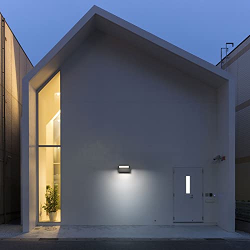 Klighten 24W Außenlampe Aussenleuchte Wand, Wasserdicht IP65 Wandleuchte Außen Innen Wandlampe mit Schwenkbar LED Panel… – Bild 6