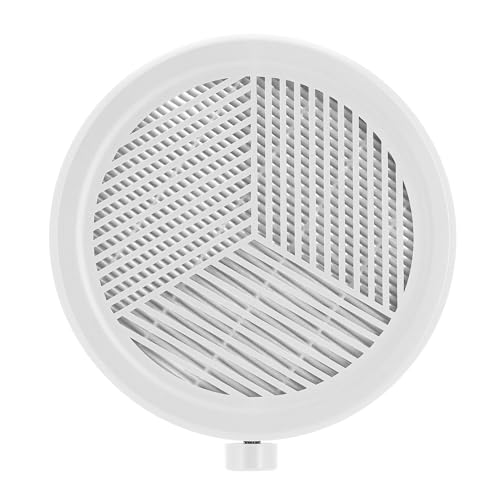 Petit Aspirateur Ongle Aspiration Réglable Puissant Aspirateur de Table Ongles Manucure Aspirateur pour Ongles avec Filtre Remplaçable (Blanc)