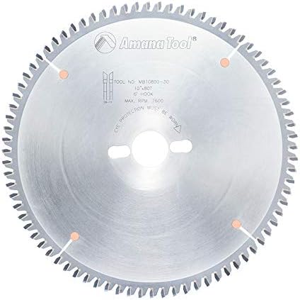 Amana Tool - MB10800-30 Carbide Tipped Double-Face Melamine 10 Dia x 80T H-ATB, -6 De