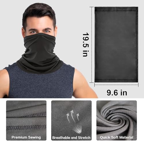 Cooling Neck Gaiter for Men Women Gator Face Mask Scart Cover Fishing Motorcycle Breathable Sun Protection Balaclava Bandana2