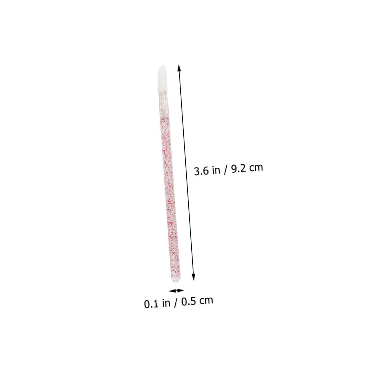 PartyKindom 350pcs Disposable Lip Brushes Makeup Tool for Lipstick Gloss Application Travel Friendly Portable Lip Brush for Home Professional Use