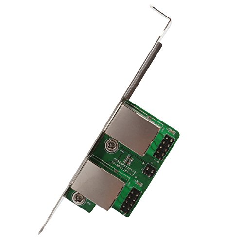 Image of I /O Crest SI-MPE24046 2-Port Gigabit Mini PCI-e Ethernet Network Interface Card
