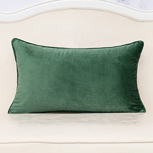 Alerfa Rectangle Pillow Geometric Plaid Embroidery Cut Velvet Cushion Case Luxury Modern Lumbar Throw Pillow Cover Decorative Pillow For Couch Sofa Living Room Bedroom Car 12 X 20 Inch Teal Orange #TOP1