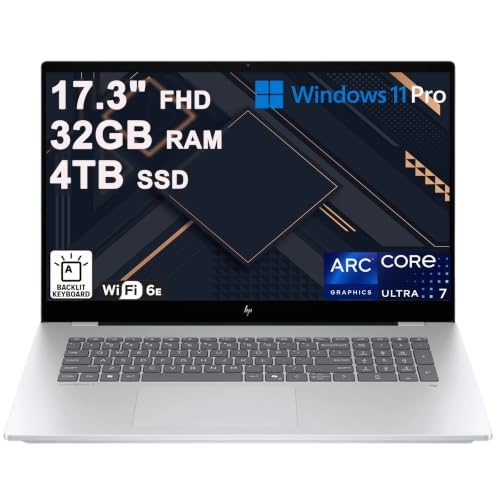 HP OmniBook 7 �m�[�g�p�\�R�� 17.3�C���` FHD Touch (400nits 100% sRGB) Intel 8�R�A Ultra 7 258V (�ő�47 AI�g�b�v) 32GB RAM 4TB SSD �o�b�N���C�g Thunderb