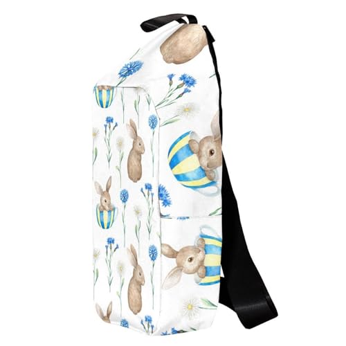 Mochila bandolera ergonómica con estampado de acuarela para caminatas 3