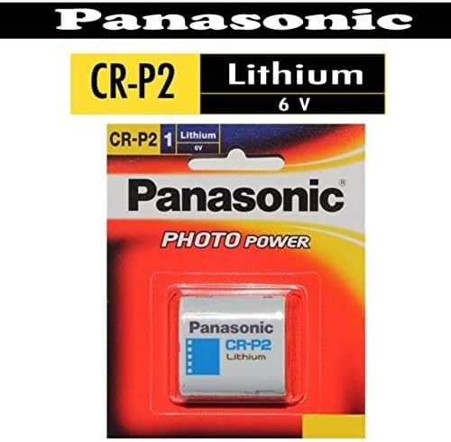 CR-P2 1 Panasonic Photo Power 6V Lithium Battery - One Card