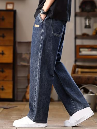 Image of Lymio Jeans for Men | Denim Jeans for Men | Baggy Loose Fit Pants (LU-66-69)