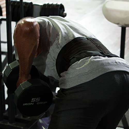 Copper Fit Unisex Adult Rapid Relief Back Support Brace With Hot/Cold Therapy, Black, Adjustable #TOP5