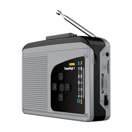ezcap TapeDigi1 ポータブルカセットプレーヤー 《日本語説明書QRコード》パソコン使用しないMP3変換プレーヤー カセットプレーヤー microSDカードに簡単録音 カセットテープデジタル化 AM/FMラジオ 外部スピーカー レトロデザイン プレゼント USB電源供給 ezcap TapeDigi1 ポータブルカセットプレーヤー 《日本語説明書QRコード》パソコン使用しないMP3変換プレーヤー カセットプレーヤー microSDカードに簡単録音 カセットテープデジタル化 AM/FMラジオ 外部スピーカー レトロデザイン プレゼント USB電源供給