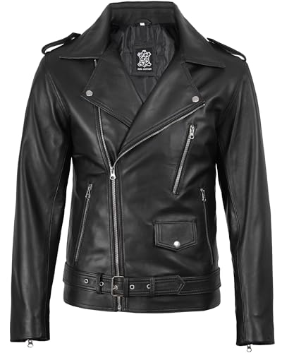 Image of Blingsoul Leather Jacket Men, Black and Brown Leather Jackets For Men