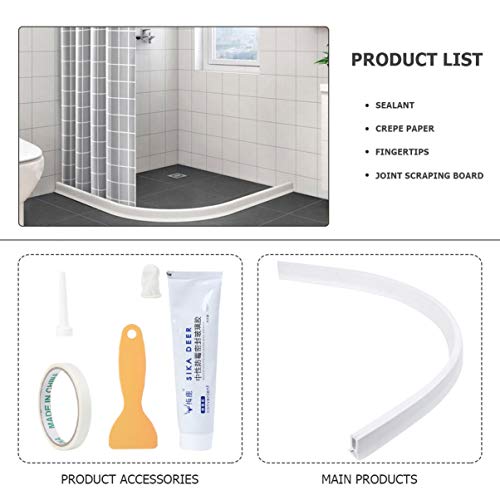 Fita de silicone Cabilock para vedação de calafetagem autoadesiva dobrável com borda multiusos para