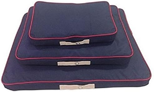 Country Dog Pillow, Navy, Medium