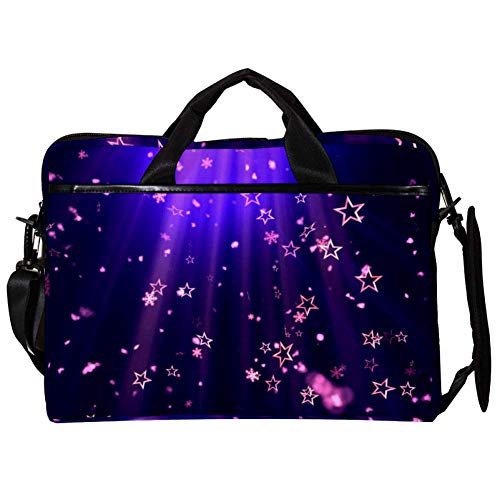Bandolera para portátil de 14" a 15.4" maletín Star Falling Abstracto