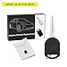 YITAMOTOR Key Fob Replacement 40 BIT Uncut Ignition Car Key Transponder Blank Compatible with H84 H92 Ford Lincoln Mercury Mazda