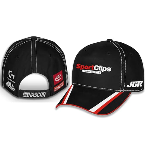 Gorra ajustable negra sublimada NASCAR 2025 miniatura 1