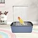 Zinueen Automatische Vogeldusche für Wellensittich Käfig - Vogel Badehaus mit Vogelbadewanne - Multifunktionale Vogel Dusche für Sittiche und Papageien