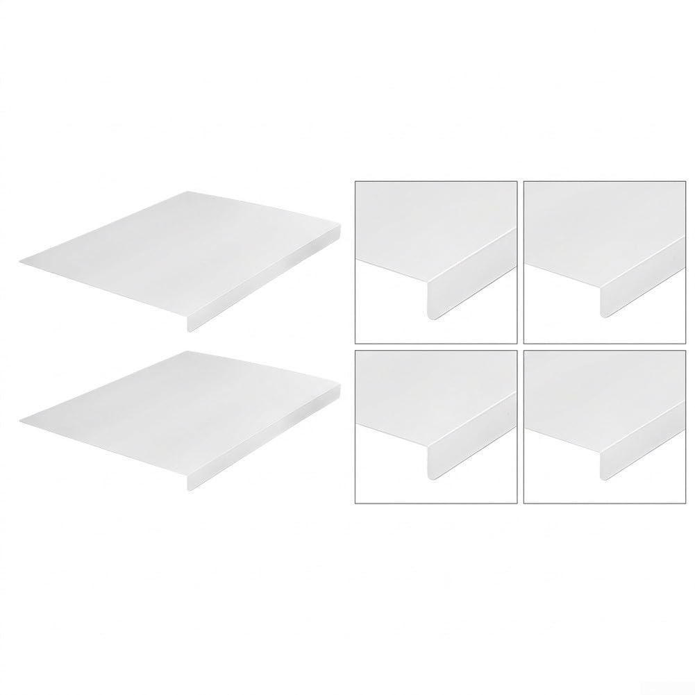 Guarda Bordes Cocina Silicona 71x50cm Forma L Gris(Black)