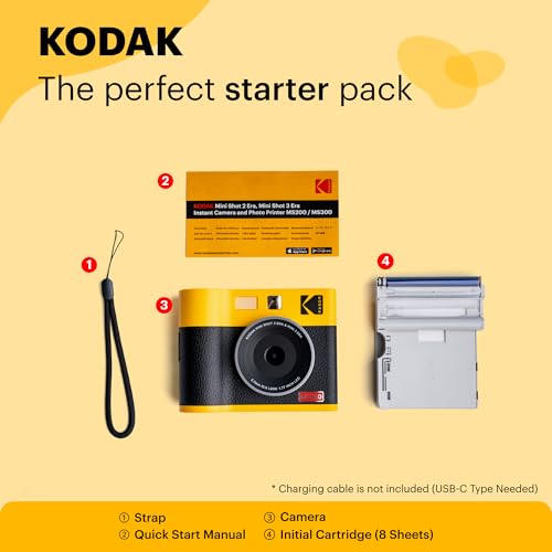 Image of Kodak Cam Mini Shot 3 ERA Black 3x3