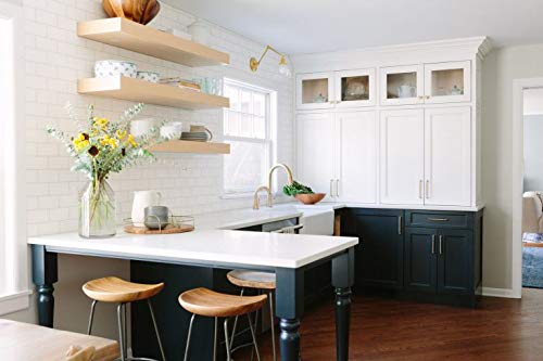 Kent Appliance Pull Color Flat Black - Top Knobs 18" Length Grace Coll Traditional Transitional Bar Handle Decorative Kitchen Drawer Cabinet Door Hardware Dresser Bathroom Metal Interior Home #TOP2