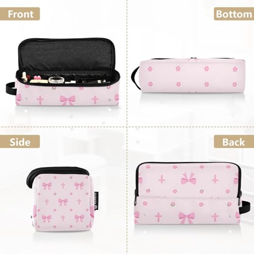 Estuche de Viaje 2 en 1 para Plancha y Rizador con Alfombrilla Resistente al Calor Rosa miniatura 5