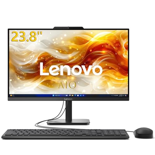 Image of Lenovo IdeaCentre 24 23.8 inch N100 32GB 1TB SSD All-in-One Desktop