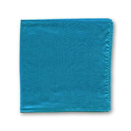SOLOMAGIA Foulard di Seta cm 30 x 30 Turchese