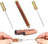 Kocent Cigar Double End  Punch Enhancer Tool 2 in 1 Cigar Draw | Great Cigar Poker for Piercing,A Mu