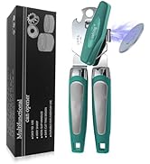 Safring Can Opener Manual with Magnet, Stainless Steel Handheld Heavy Duty Can Opener, Sharp Blad...