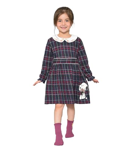 Image of Mi Arcus Corduroy Collar Dress for Baby Girl