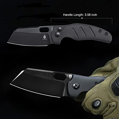 Kizer C01C(Mini) Sheepdog Pocket Knife 2.6 Inches 154Cm Steel Aluminum Handle Folding Knife Camping Tools V3488Bc2 #TOP4