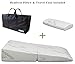InteVision Memory Foam Foldable Bed Wedge with Headrest Pillow System (32