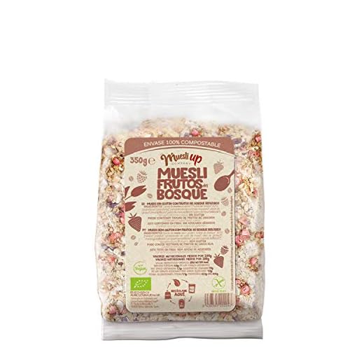 Muesli Up Muesli con Frutos Del Bosque Gluten Free, 350g