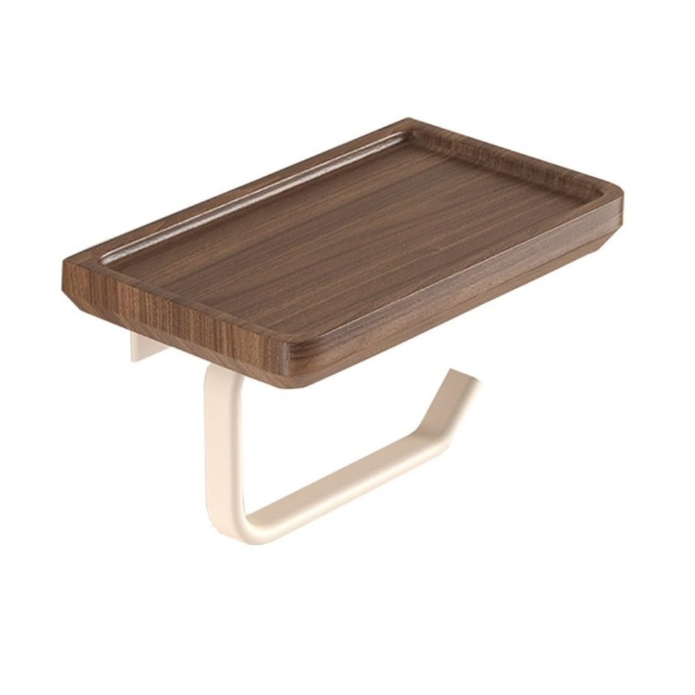 PaperTowel Holder, No-Punch Paper Towel Holder for Bathroom, Cell Phone Shelf