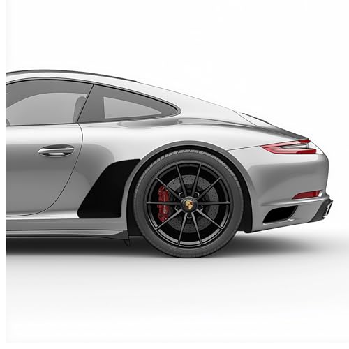 BENINI DESIGN STUDIO Side Rock Chip Fender Quarter Panel Vinyl Guard Decals Compatible with Porsche 911 996 997 991 992 (Gloss Black, 991)