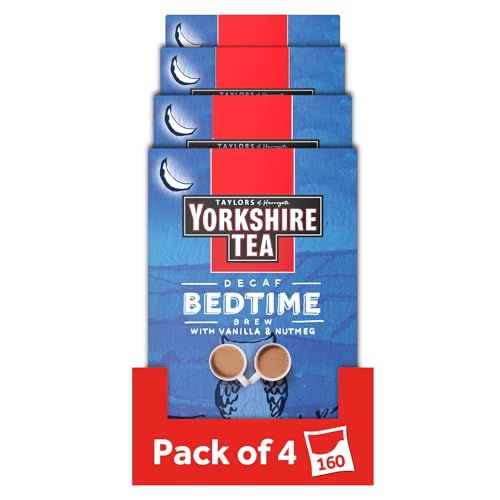Yorkshire Tea Bedtime Brew Tea Bags 4 Boxes of 40 Tea Bags (Total 160 Bags)