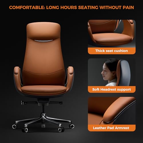 Luxury leather executive chair