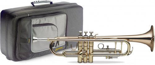 Levante LV-TR6305 Bb Professional Trumpet with Soft Case - Lacquered Body