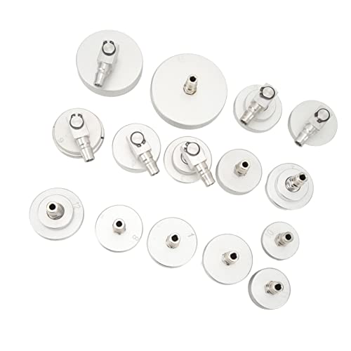 Adaptador Purga Frenos, Universal a Prueba de Fugas y Fácil de Usar Kit Cilindro Maestro 15 Piezas for Profesionales Bricolaje Automóviles Motos Camiones Talleres
