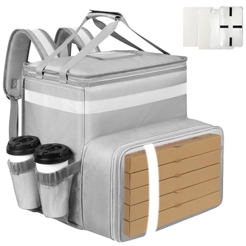 Jiefeike Food Delivery Backpack, Insulated Food...
