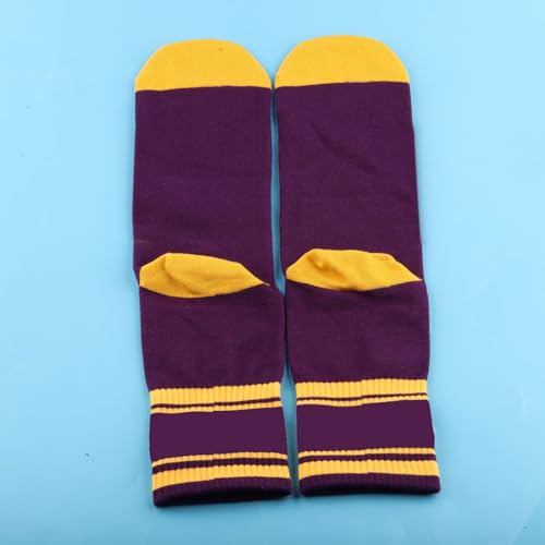 JXGZSO 2 Pairs Purple Greek Socks OMga Man Socks Gift for Him4