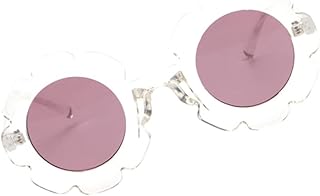 1 Peça Óculos Redondos Óculos De Sol Em Forma De Margarida Óculos De Sol Em Forma De Flor Óculos De Sol Para Bebês Óculos De Sol Para Crianças Óculos De Sol Redondos Para Crianças