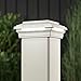 Trex 4x4 LED Post Cap Light, Square Style, Classic White