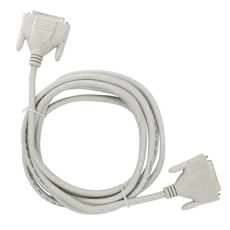 DB25P Male to Female Computer Straight Extension Cable Assembly 1 Meter