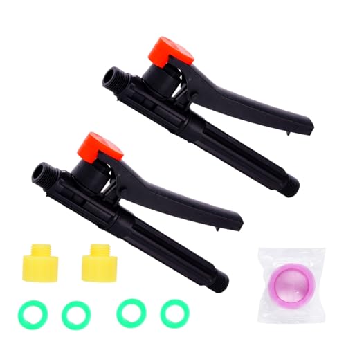 Sprayer Handle Trigger Switch Replacement Kit for Backpack Garden Pump Sprayers with Adapter Gasket Teflon Tape