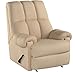 Dorel Living Padded Dual Massage Recliner, Tan