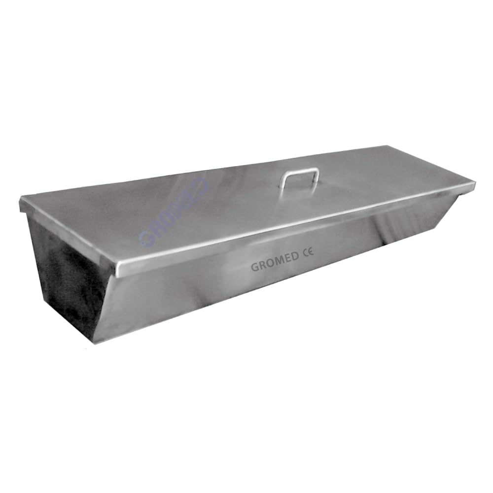 Gromed Cidex Tray Stainless Steel, 10 liters Size 27"x6"x5" (B0CJRFYM42) Amazon Price History, Amazon Price Tracker